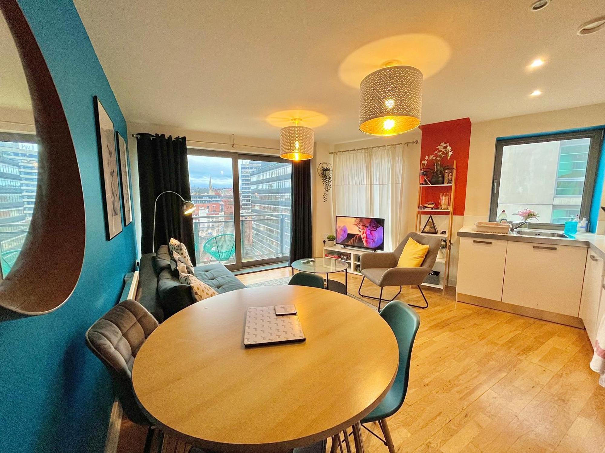 Skyview Apartment By Noknokstay - City Centre With Parking - Group, Family, Business Шефилд Экстерьер фото